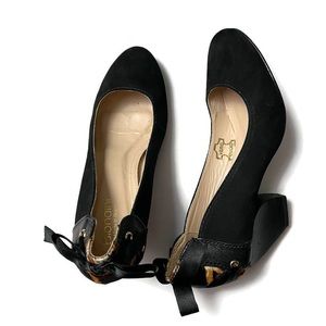 Biondini Calf Hair Suede Pumps